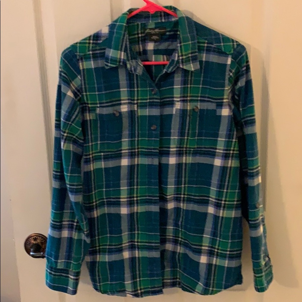 Eddie Bauer flannel!
